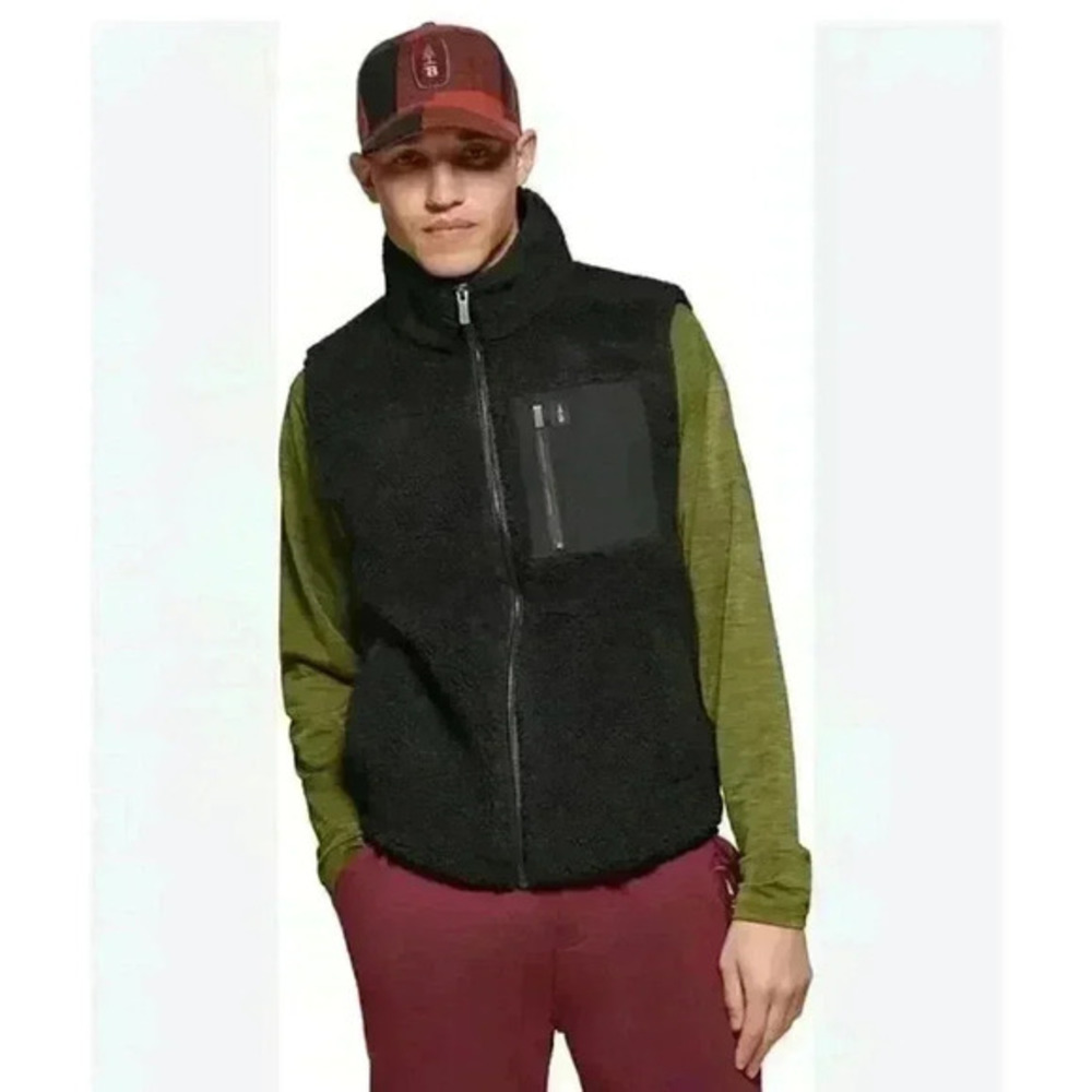 Telluride Sherpa Fleece Full Zip Vest Mens Size XL NWT